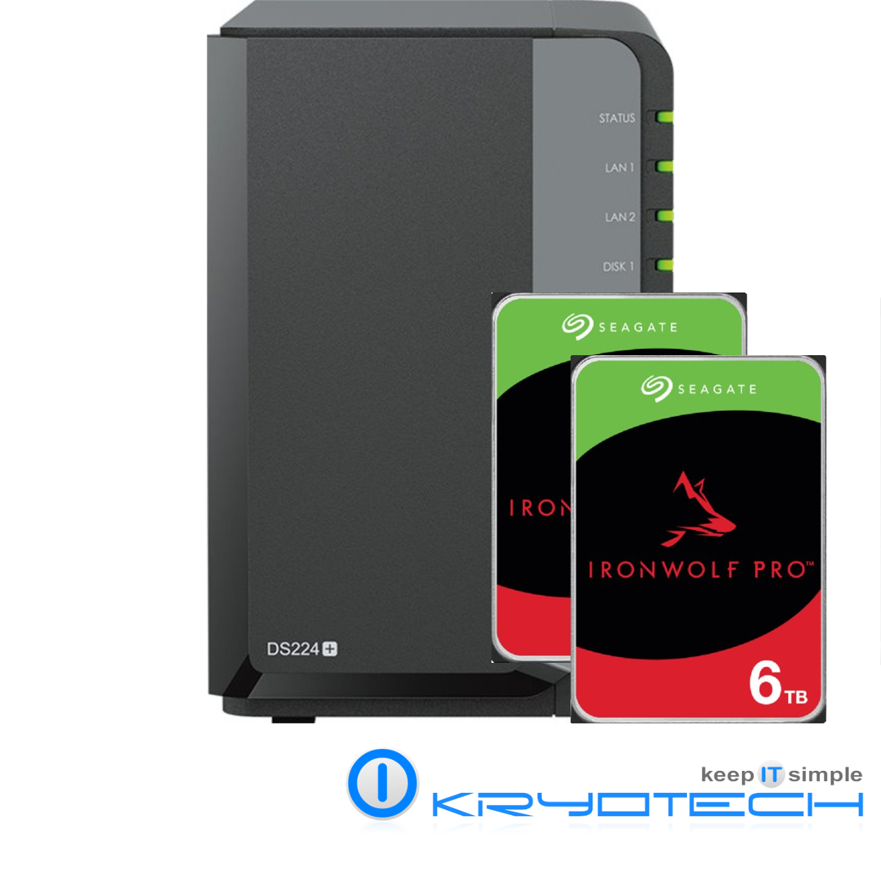 SYNOLOGY DS224+ 2x 6TB (12TB)