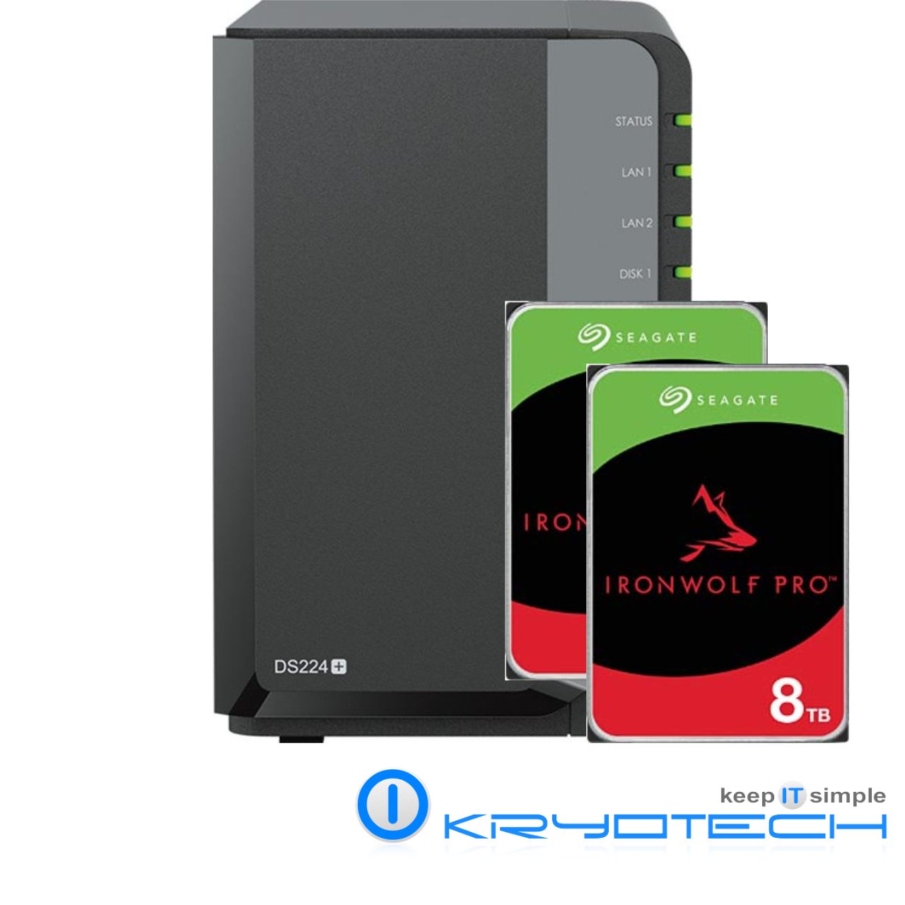 Synology DS224+ 2x 8TB (16TB)